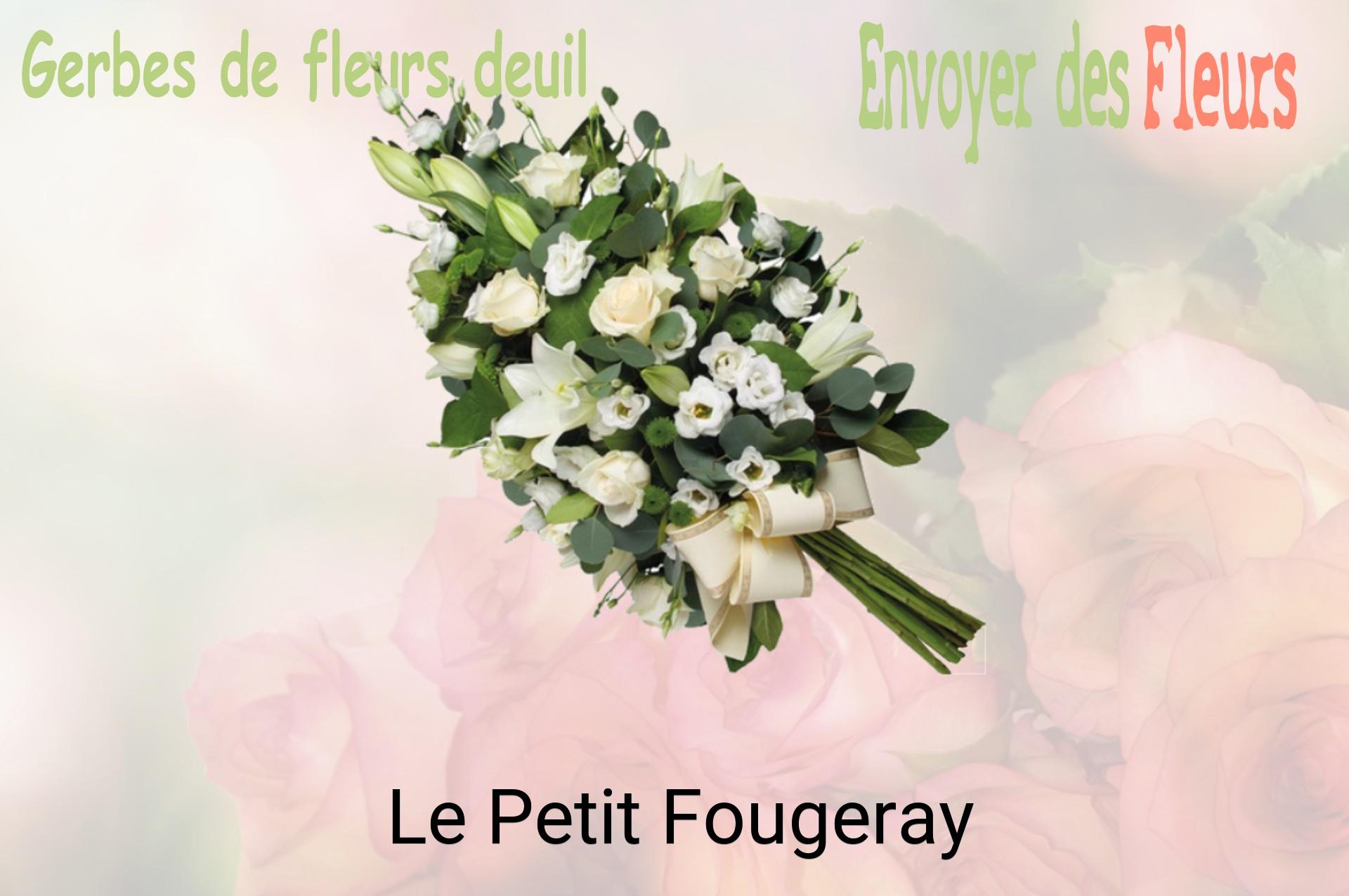 Gerbe de fleurs de deuil livrée à Le Petit-Fougeray