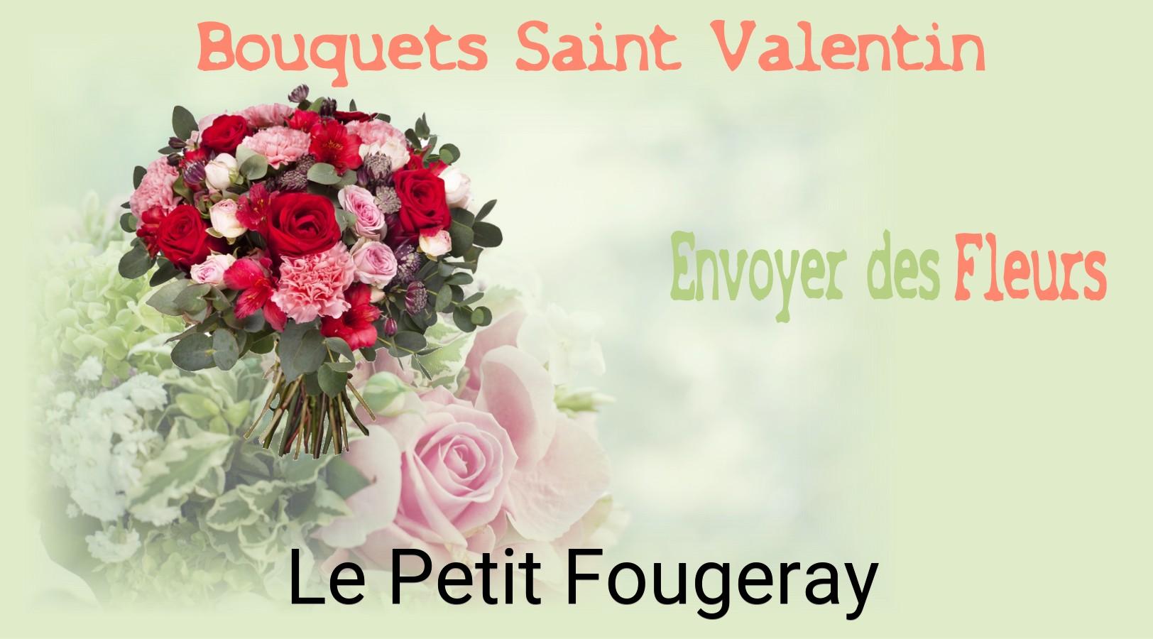 Roses de Saint-Valentin livrées à Le Petit-Fougeray